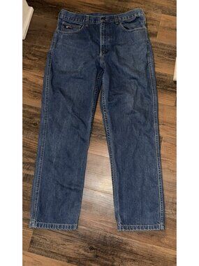 LAPCO FR Flame Resistant Work Jeans Mens 34x32 Denim CAT 2 NFPA 2112 READ